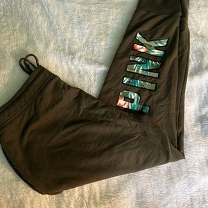 PINK dark/ army green sweatpants